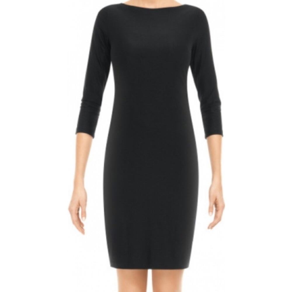 spanx bod-a-bing Little Black Jackie Dress Small New Lined 236W